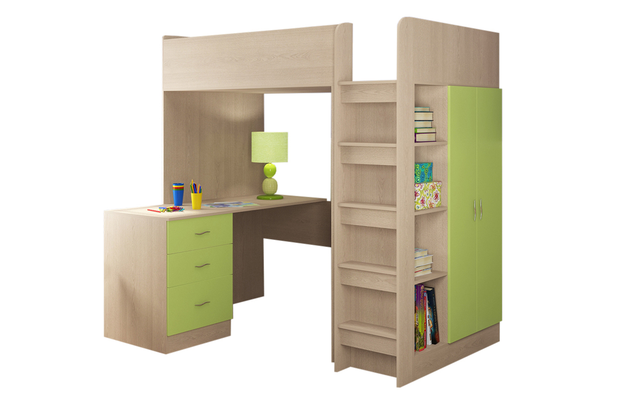 детская кровать Формула Мебели Теремок-3 1 Формула Мебели Теремок-3